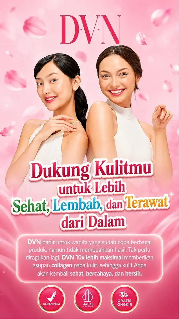 DVN Collagen bantu cerahkan kulit, samarkan flek hitam & bekas jerawat, serta cegah penuaan dini. Konsultasi gratis via WhatsApp !